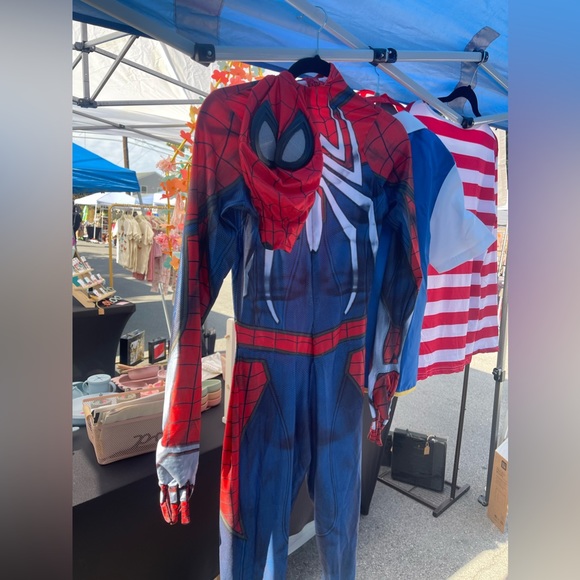 Kids Spiderman 2 PS5 Peter Parker Cosplay haloween Suit Printed Costume 5/6 year - Picture 4 of 7